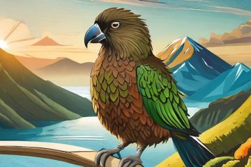 New Zealand kea parrot generated by Adobe Firefly