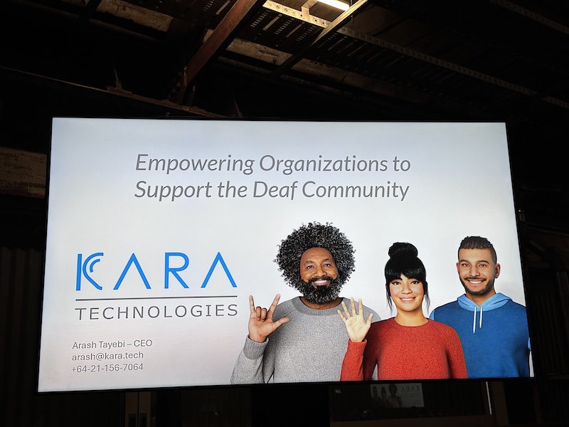 AI Sign Language tech at Aotearoa AI Summit 2025