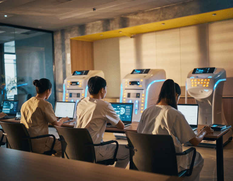 medical students in classroom, generated by Adobe Firefly