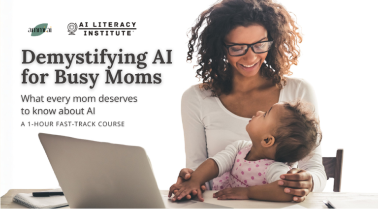 Demystifying AI for Busy Moms course image