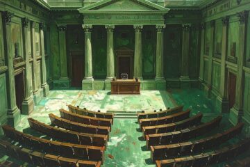 model of the US Senate, generated by Adobe Firefly