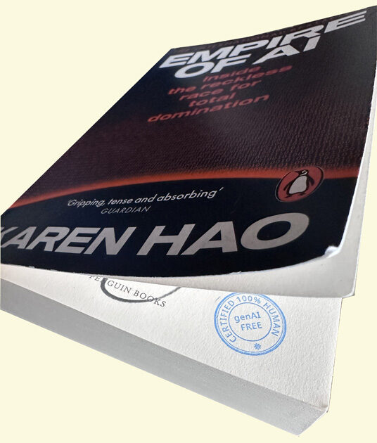 Karen Hao's Empire of AI book